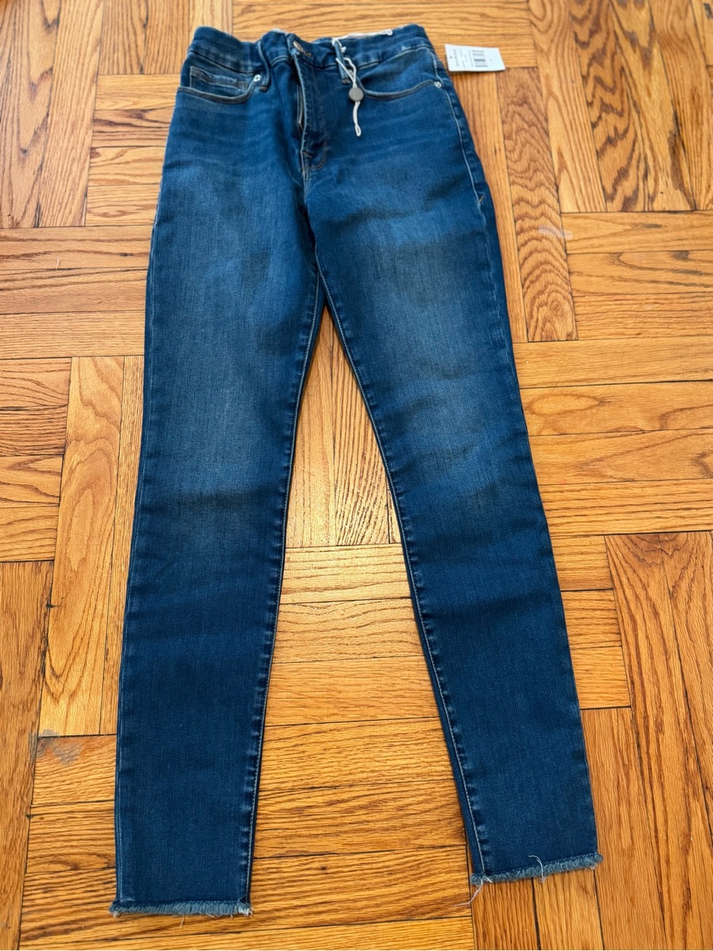 Good American Dark Blue High Rise Jeans